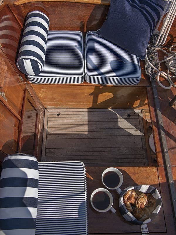 2020 Princess Yachts PY12 on Display in Sag Harbor, New York Aft Cabin 5