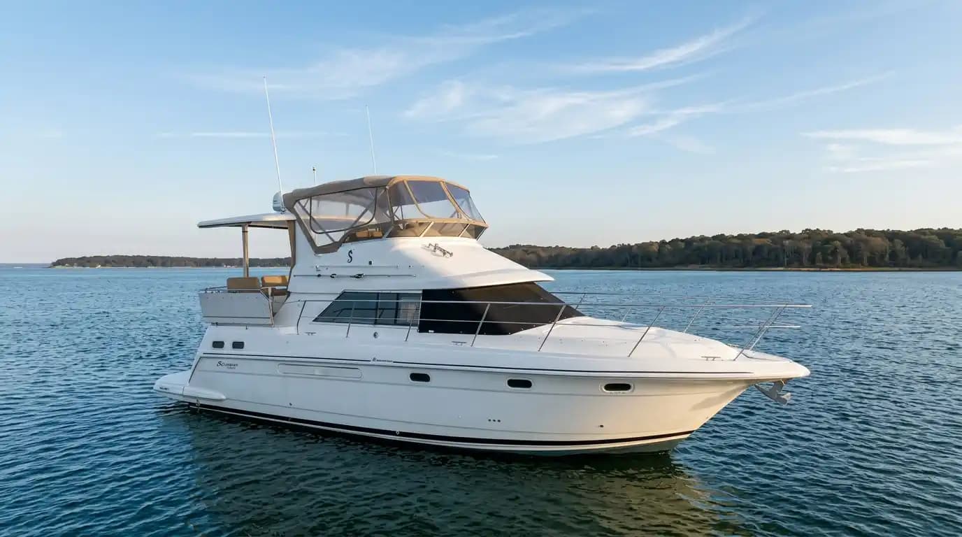 2020 Princess Yachts PY12 on Display in Sag Harbor, New York Aft Cabin